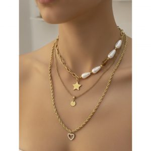 Collana Layering "Brilla & Ama"