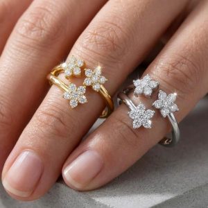 Anello Trilogy Flower – Argento 925