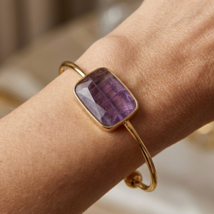 Bracciale Rigido Ametista